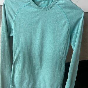 Figs Seafoam Seamless Top